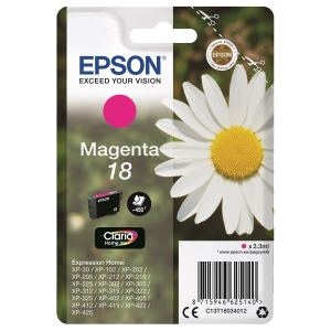 EPSON μελάνι 18 Claria Premium Daisy Magenta