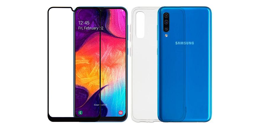 diafani thiki + gyali prostasias othonis COSY gia to SAMSUNG Galaxy A50