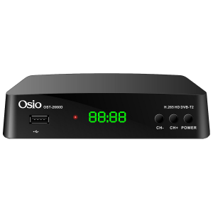 OSIO δέκτης επίγειας ψηφιακής τηλεόρασης OST-2660D DVB-T/T2