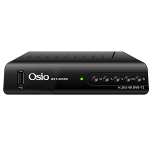 OSIO δέκτης επίγειας ψηφιακής τηλεόρασης OST-2655D DVB-T/T2