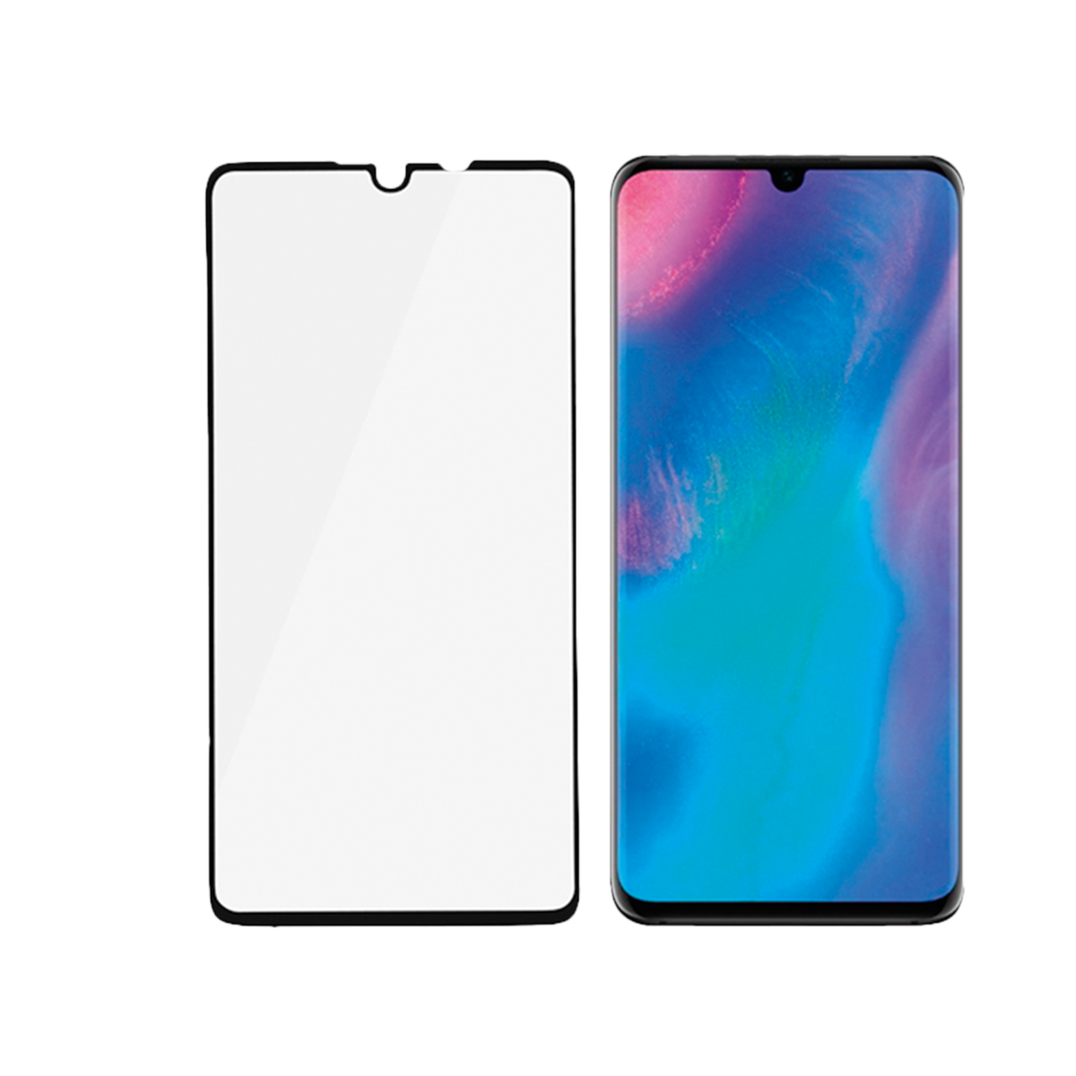 Γυαλί προστασίας οθόνης με πλαίσιο PANZERGLASS Case Friendly για το HUAWEI P30