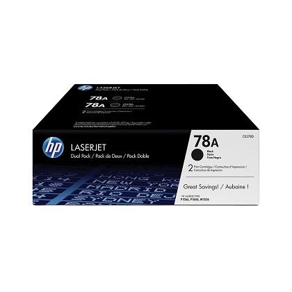  HP Toner 78A Black (2 Pieces) Black