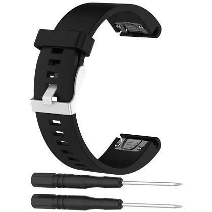 SENSO replacement strap for GARMIN Fenix 5/ 5 Plus blacks