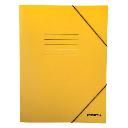 25x35cm PREMIUM Rubber Folder (50 Pieces) yellow