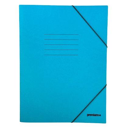 25x35cm PREMIUM Rubber Folder (50 Pieces) light blue
