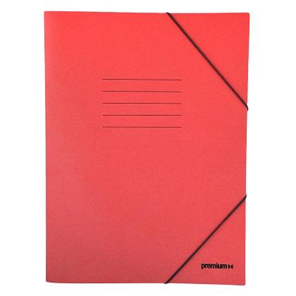 25x35cm PREMIUM Rubber Folder (50 Pieces) red