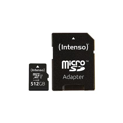 INTENSO  Micro SDXC UHS-I Premium 512GB with adapter