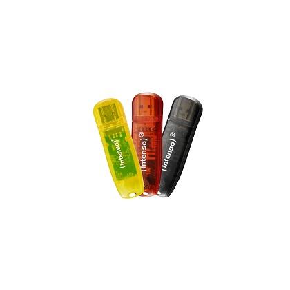 INTENSO USB 2.0 Rainbow Line 16GB 3-pack