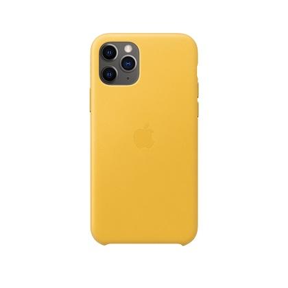 leather case APPLE iPhone 11 Pro yellow