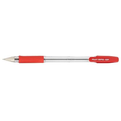 0.7mm BPS-GP PILOT Durable Pen (12 Pieces) red