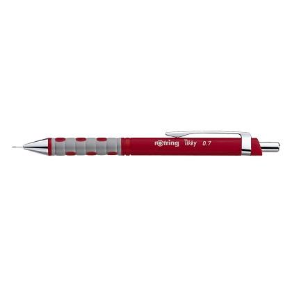 Mechanical pencil ROTRING TIKKY 0.7mm (12 Pieces) Red