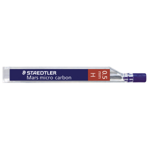 Μύτες μηχανικών μολυβιών 0.5mm STAEDTLER H (12 Tεμάχια)