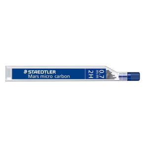 Μύτες μηχανικών μολυβιών 0.7mm STAEDTLER 2H (12 Tεμάχια)