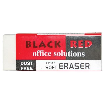  White BLACK RED Eraser (20 Items)