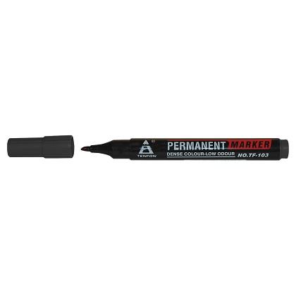 permanent marker TENFON TF-103 (12 pcs) black