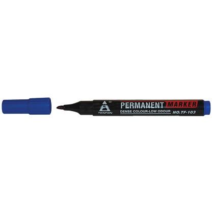 permanent marker TENFON TF-103 (12 pcs) blue