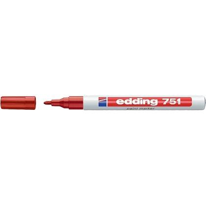 paint marker 751 EDDING 1mm (10 pcs) red