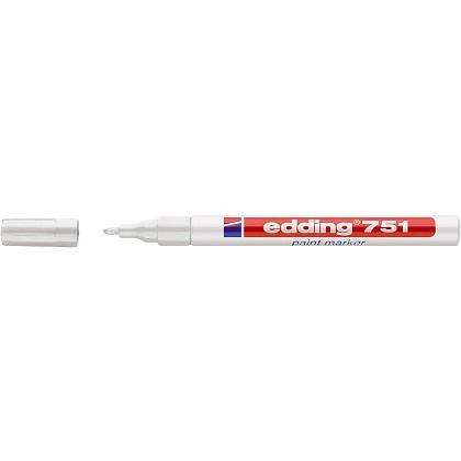 paint marker 751 EDDING 1mm (10 pcs) white