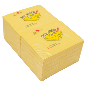 Χαρτάκια σημειώσεων Sticky 75x100mm (12 σετ)