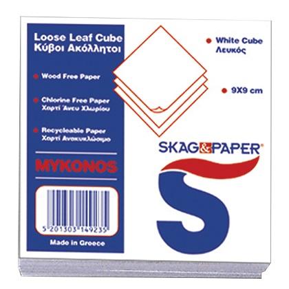 Spare note sheets SKAG Mykonos 9x9 cm