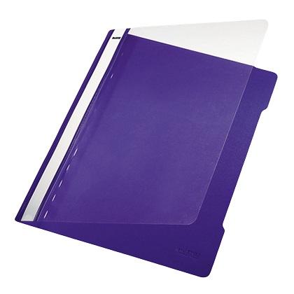 Plastic Folder with LEITZ 4191 Plate (25 Pieces) purple