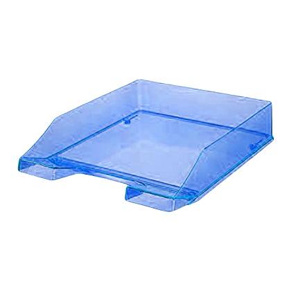 Semi-transparent Office Tray (10 Pieces) blue
