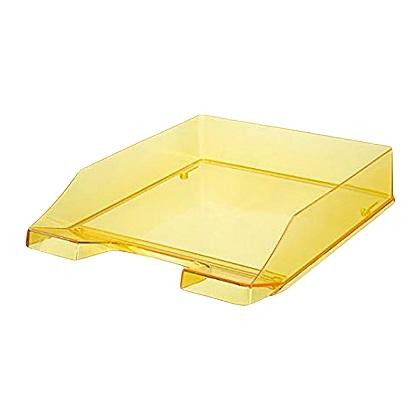 Semi-transparent Office Tray (10 Pieces) yellow