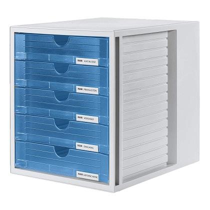 5-seater chest of drawers HAN 1450 gray