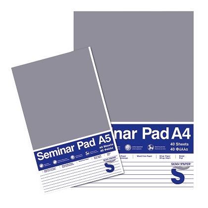 seminar pad Α4 SKAG 40 sheets (20 pcs)