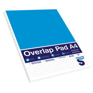 Μπλοκ ριγέ Α4 overlap SKAG 50 φύλλα (15 Τεμάχια)