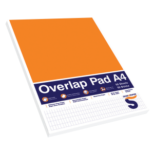 Μπλοκ κατριγέ Α4 overlap SKAG 50 φύλλα (15 Τεμάχια)