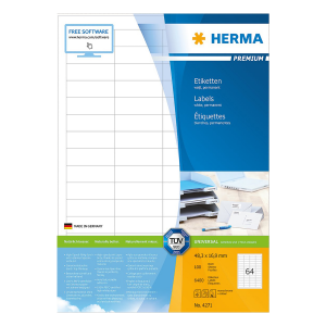 Ετικέτες 48.3x16.9 HERMA PREMIUM 4271 (100 φύλλα)