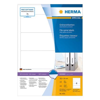 labels 192x59 HERMA SPECIAL 4291 (100 sheets)