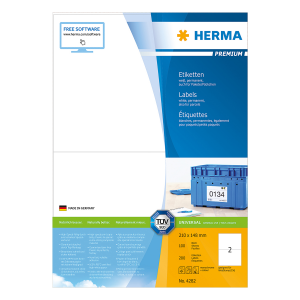 Ετικέτες 210x148 HERMA PREMIUM 4282 (100 φύλλα)