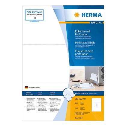 labels 210x99 HERMA SPECIAL 4664 (100 sheets)