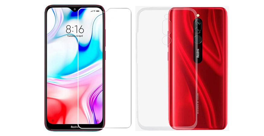 case tpu + screen protector COSY for XIAOMI Redmi 8