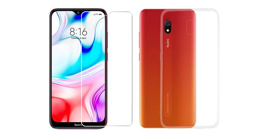 case tpu + screen protector COSY for XIAOMI Redmi 8A