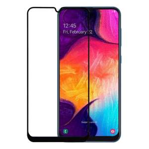 Γυαλί προστασίας οθόνης με πλαίσιο COSY για το SAMSUNG Galaxy A50