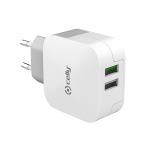 Φορτιστής ταξιδίου CELLY Turbo 2 USB 3.4A