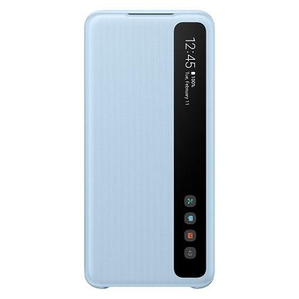 case Clear View Cover SAMSUNG Galaxy S20 light blue