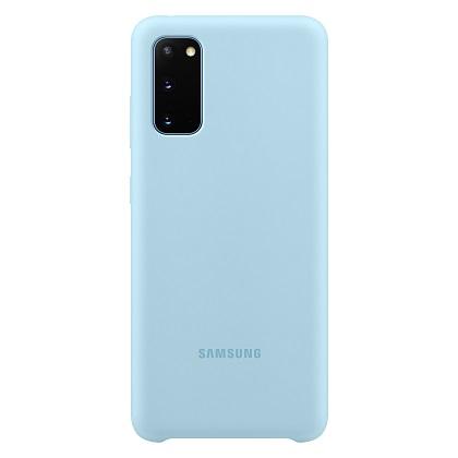 silicon case SAMSUNG Galaxy S20 light blue