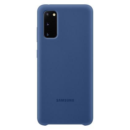silicon case SAMSUNG Galaxy S20 dark blue