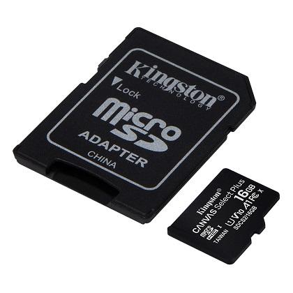 KINGSTON Canvas Select Plus Micro SDHC 16GB