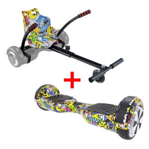 URBAN GLIDE Hoverboard 65 Lite + Kart Pilot