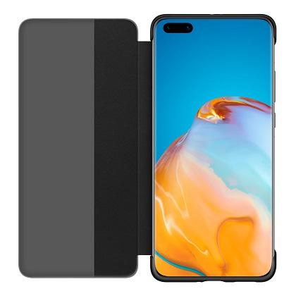 case Smart View Flip Cover HUAWEI P40 Pro black