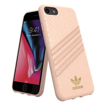  Moulded PU ADIDAS case for iPhone 6 / 6s / 7/8 / SE 2020 Snake Pink