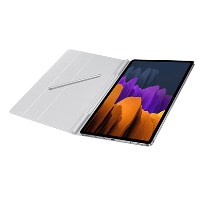  Book Cover Case SAMSUNG Galaxy Tab S7 gray