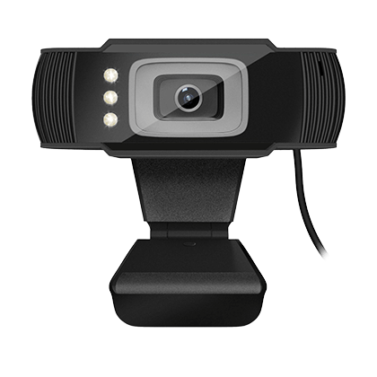 LAMTECH Webcam Mic LED USB Full HD