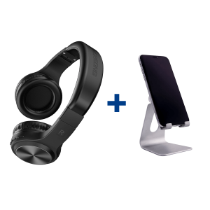 Bluetooth ακουστικά RIVERSONG Rhythm L + Δώρο βάση FoneFX για Smartphones
