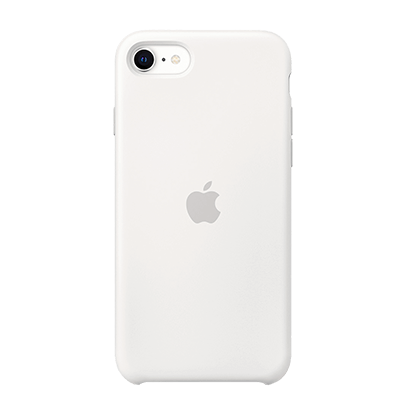 Silicone case APPLE iPhone SE (2020) White